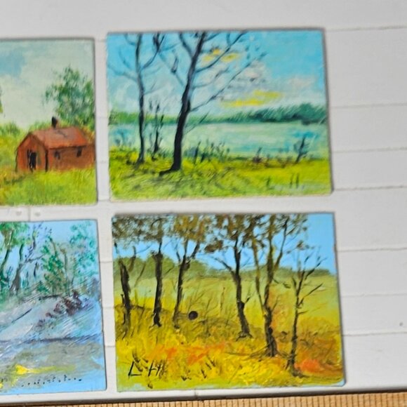 Dollhouse Miniature Paintings by L.H. - Picture 3 of 4